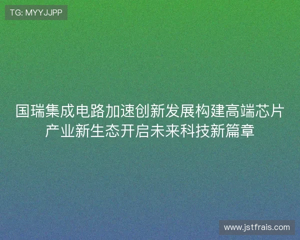 国瑞集成电路加速创新发展构建高端芯片产业新生态开启未来科技新篇章
